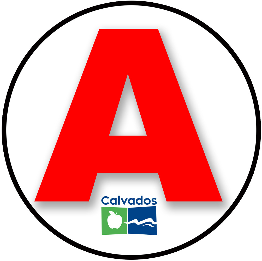 A 14 Le Calvados - 15cm - Sticker/autocollant