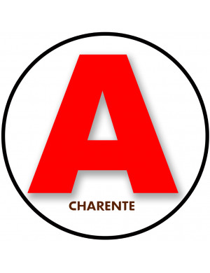 A 16 La Charente - 15cm - Sticker/autocollant