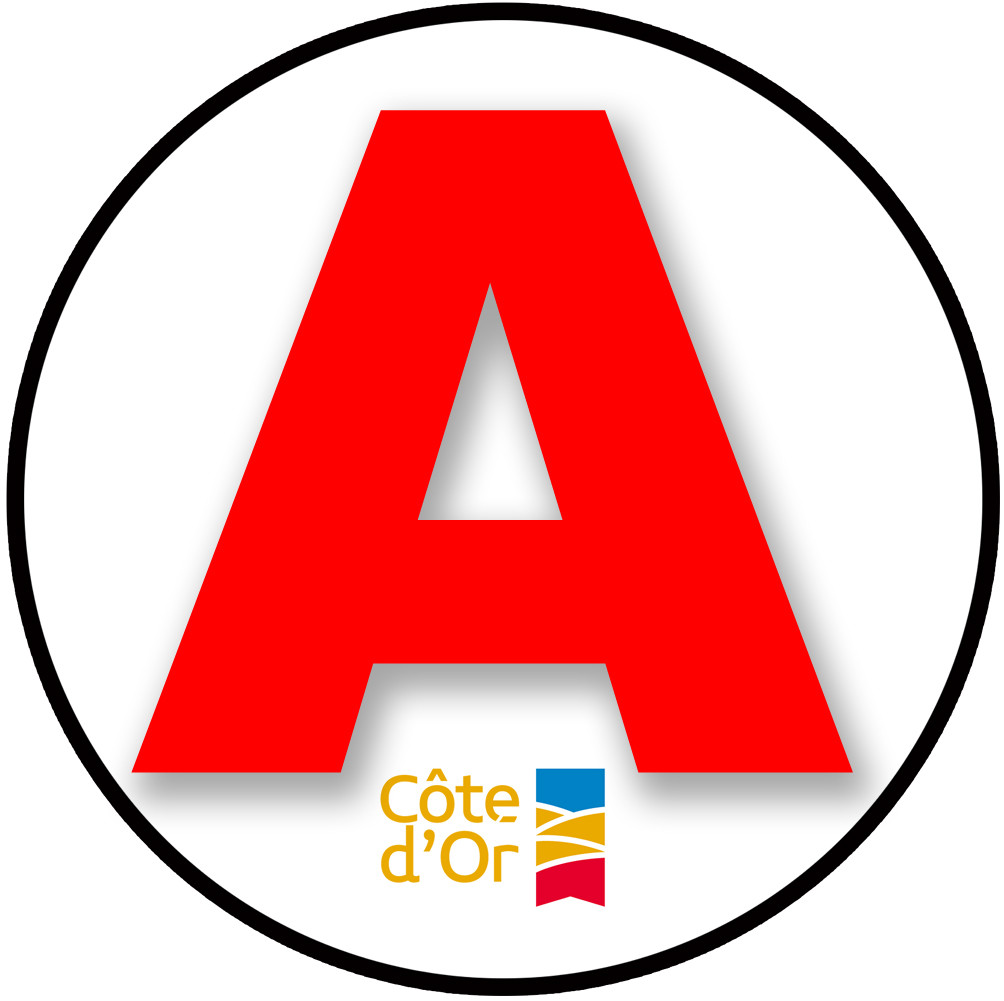 A 21 La Côte-d'Or - 15cm - Sticker/autocollant