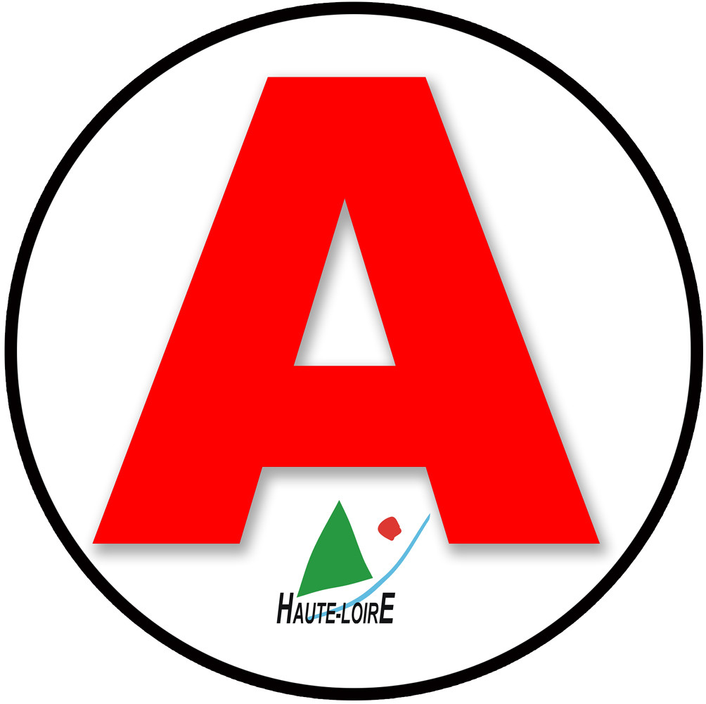 A 43 La Haute Loire - 15cm - Sticker/autocollant