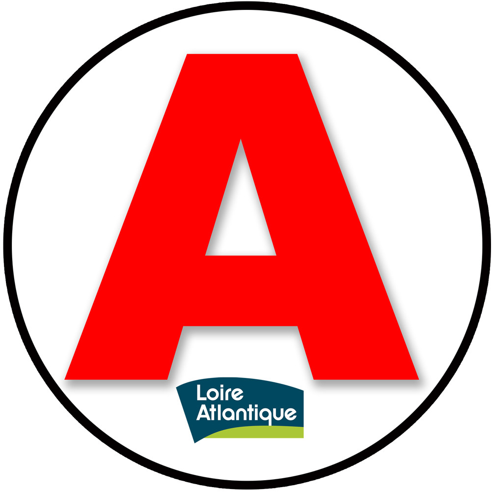 A 44 La Loire Atlantique - 15cm - Sticker/autocollant