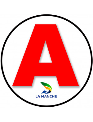 A 50 La Manche - 15cm - Sticker/autocollant