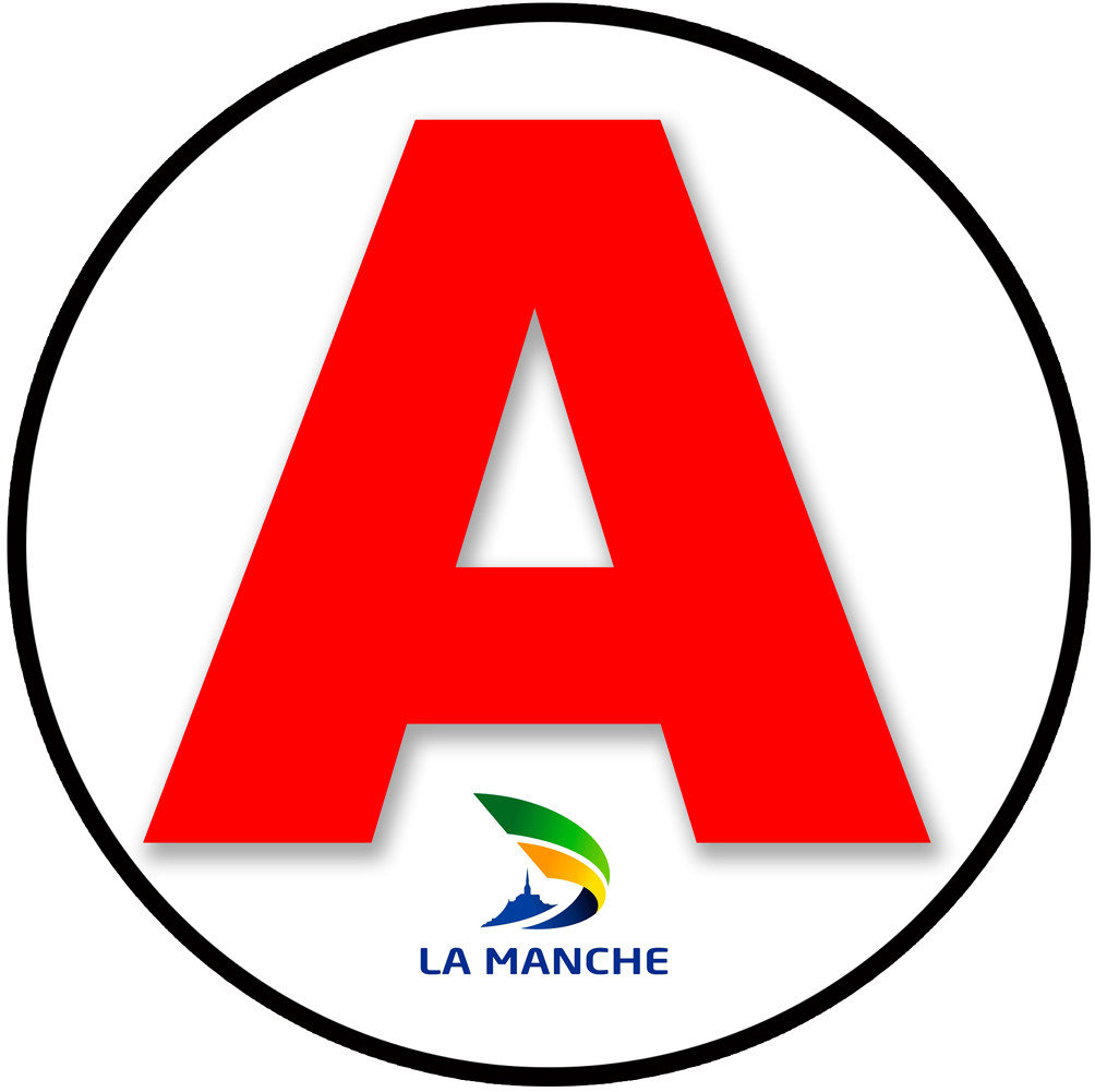 A 50 La Manche - 15cm - Sticker/autocollant