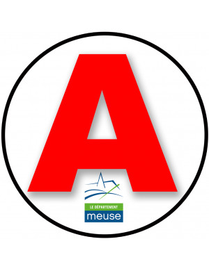 A 55 La Meuse - 15cm - Sticker/autocollant