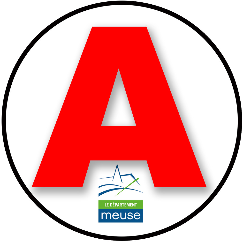 A 55 La Meuse - 15cm - Sticker/autocollant