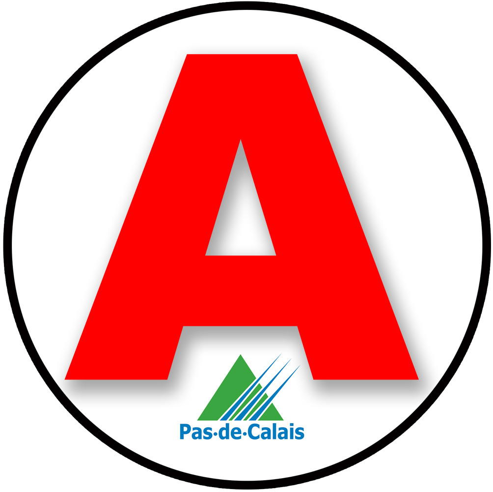 A 62 Le Pas de calais - 15cm - Sticker/autocollant