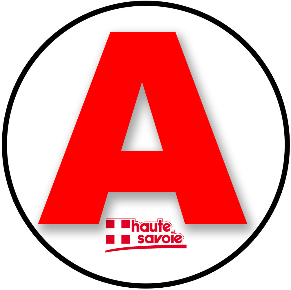 A 74 La Haute Savoie - 15cm - Sticker/autocollant