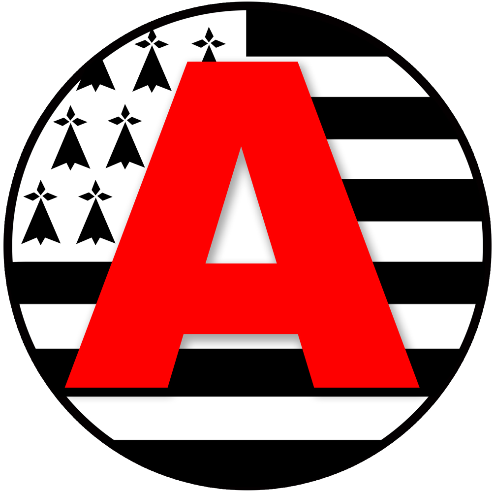 A drapeau breton - 15cm - Sticker/autocollant