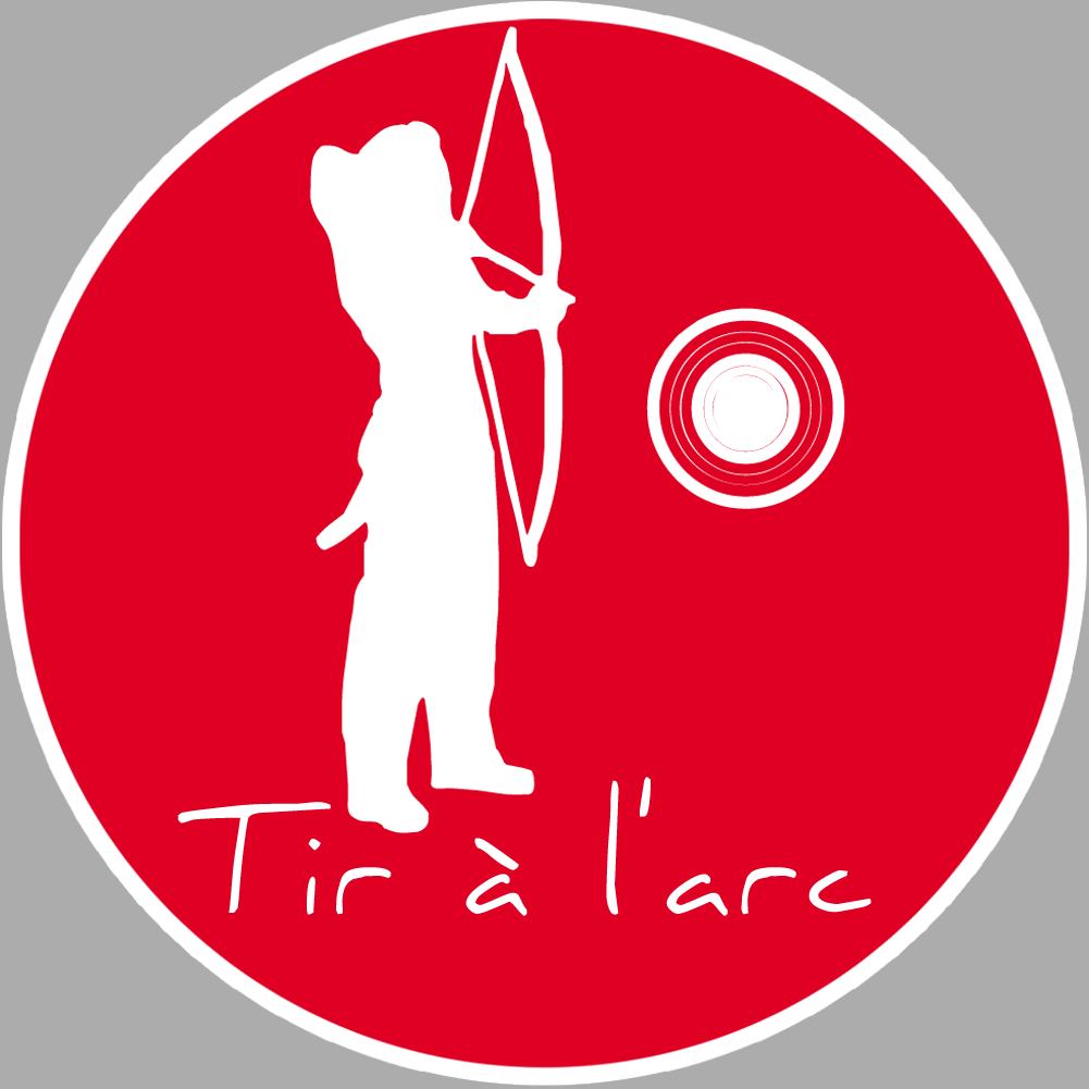 Tir à l'arc - 20cm - Sticker/autocollant