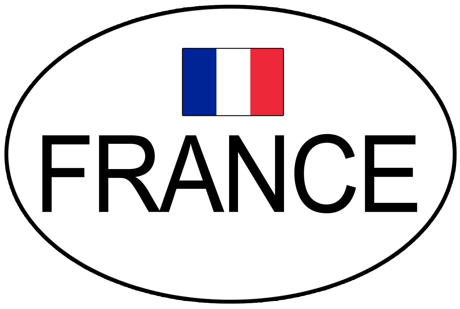 France (15x10cm) - Sticker/autocollant