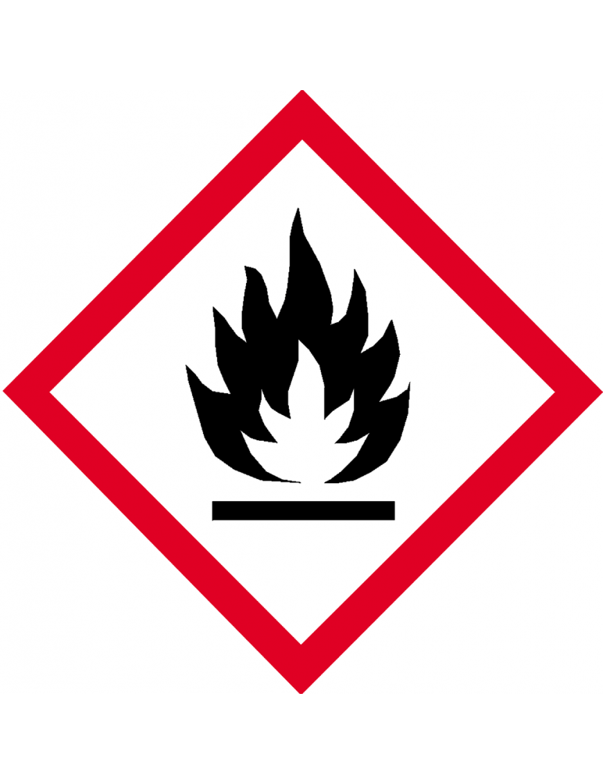 produits inflammables (20cm) - Sticker/autocollant