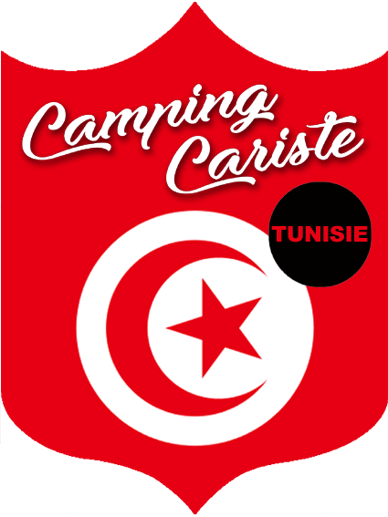 Campingcariste Tunisie - 20x15cm - Sticker/autocollant