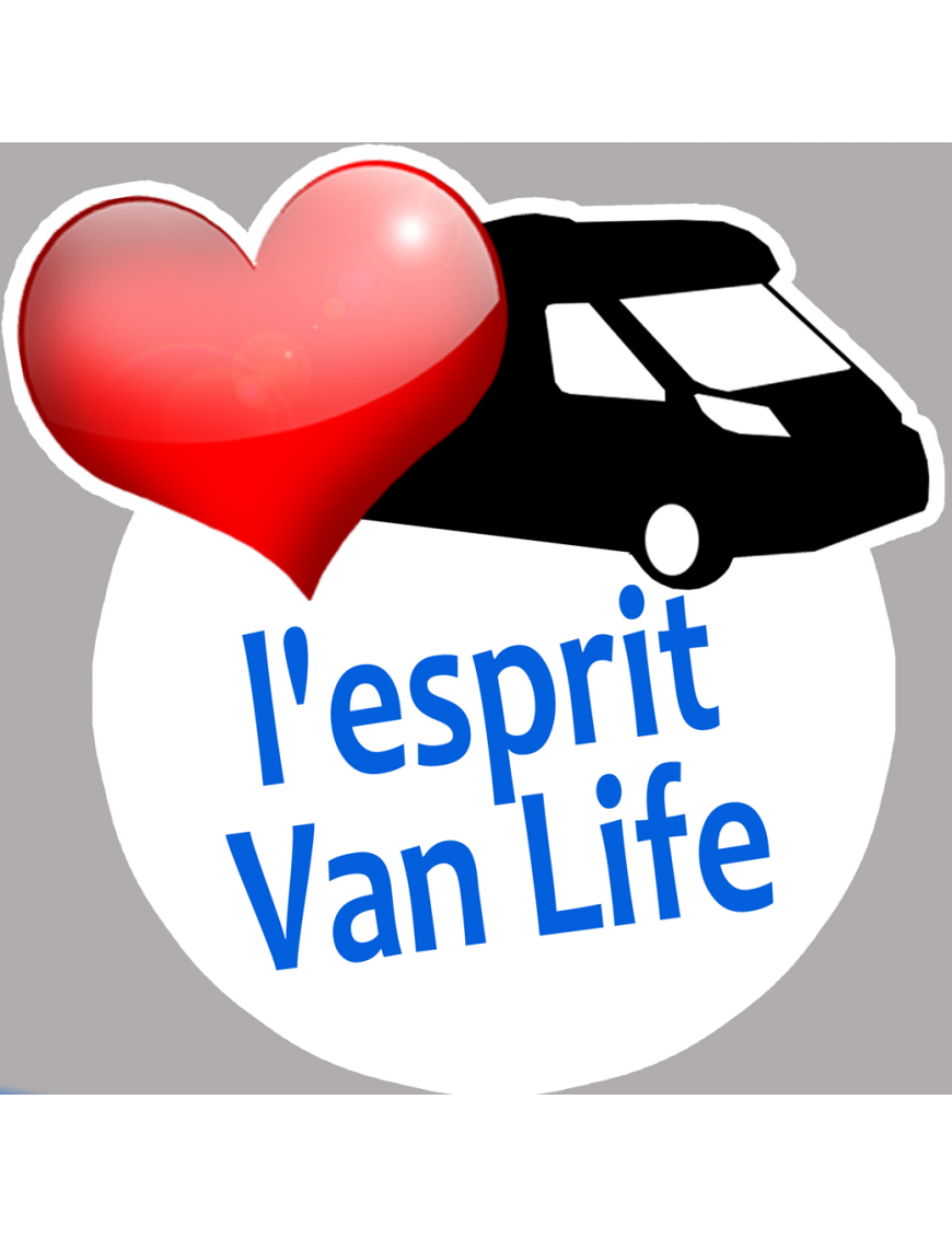 Van Life - 5cm - Sticker/autocollant