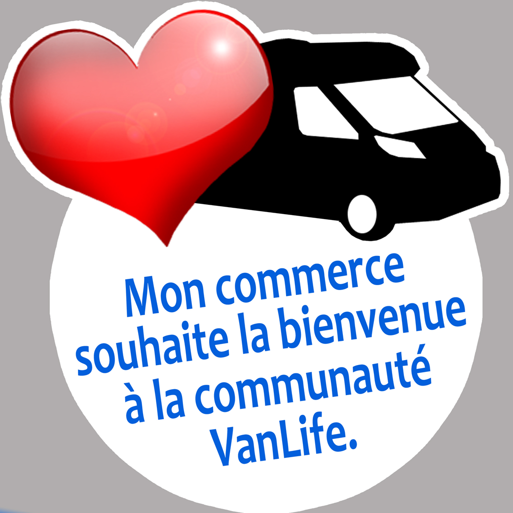 bienvenue à la communauté VanLife - 15cm - Sticker/autocollant