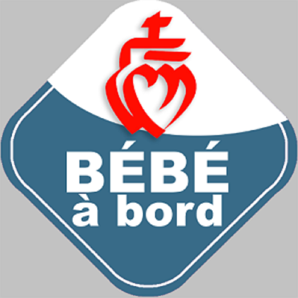 bébé à bord vendéen - 15cm - Sticker/autocollant