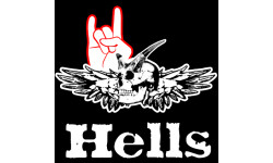 Hells reconnaissance (15x15cm) - Sticker/autocollant