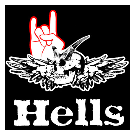 Hells reconnaissance (15x15cm) - Sticker/autocollant