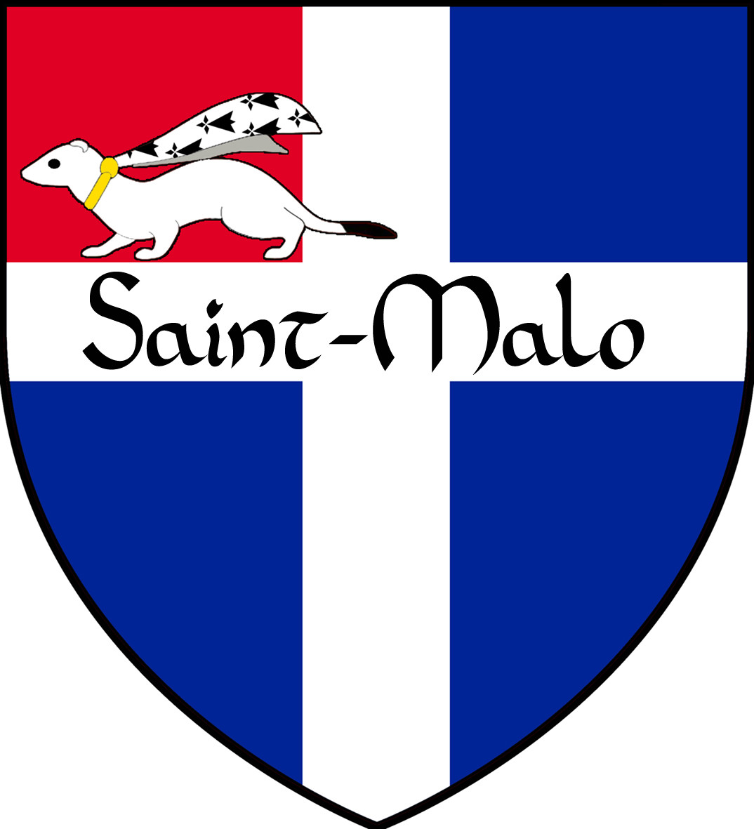 Saint-Malo 35 (15X13,5cm) - Sticker/autocollant