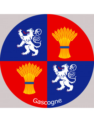 La Gascogne - 20cm - Sticker/autocollant