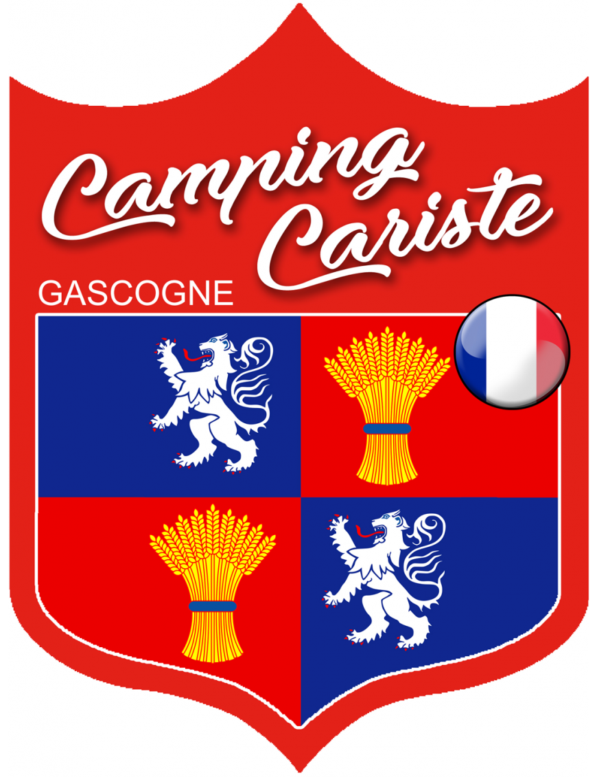 Campingcariste Gascogne - 20x15cm - Sticker/autocollant