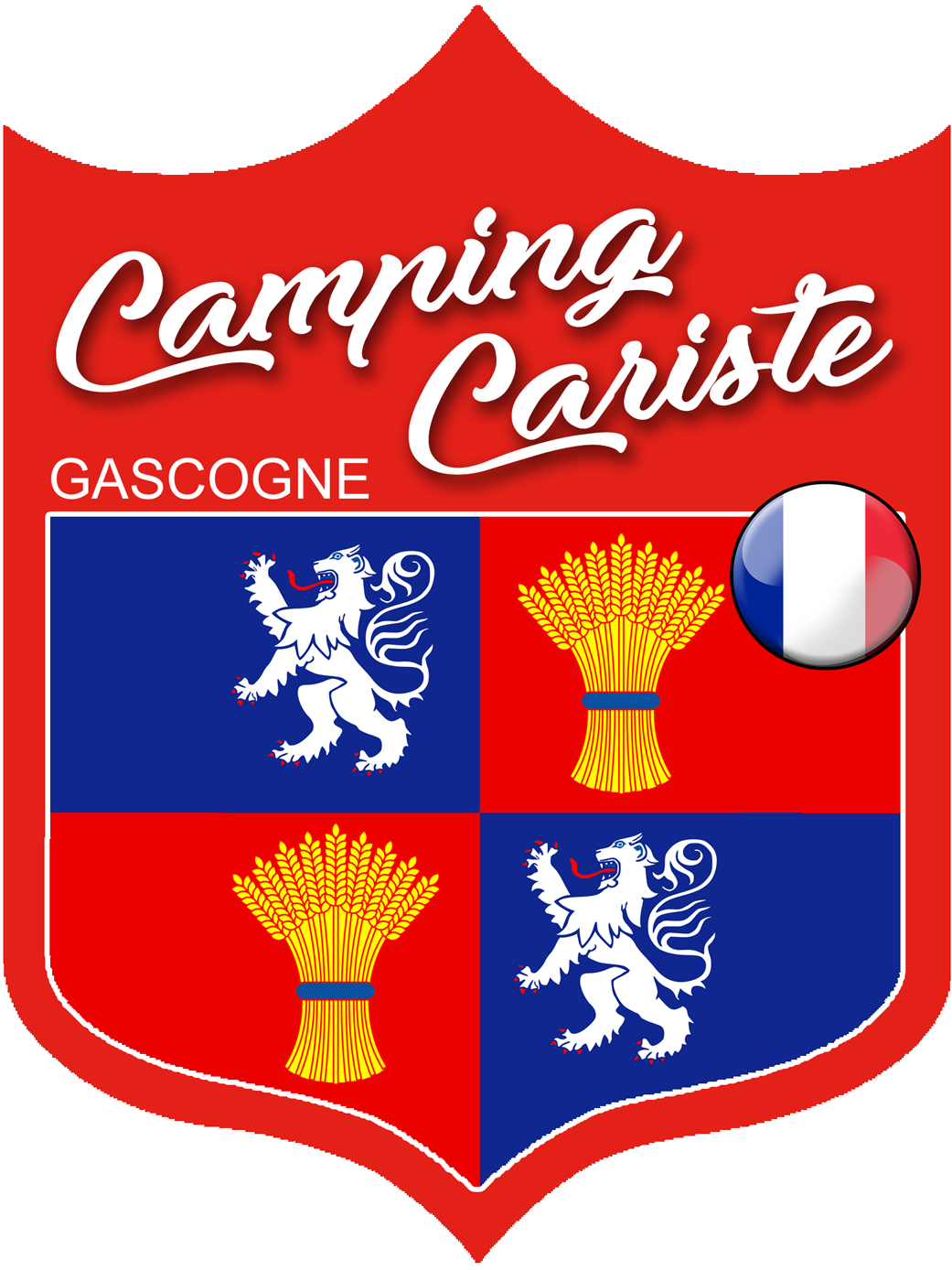 Campingcariste Gascogne - 20x15cm - Sticker/autocollant