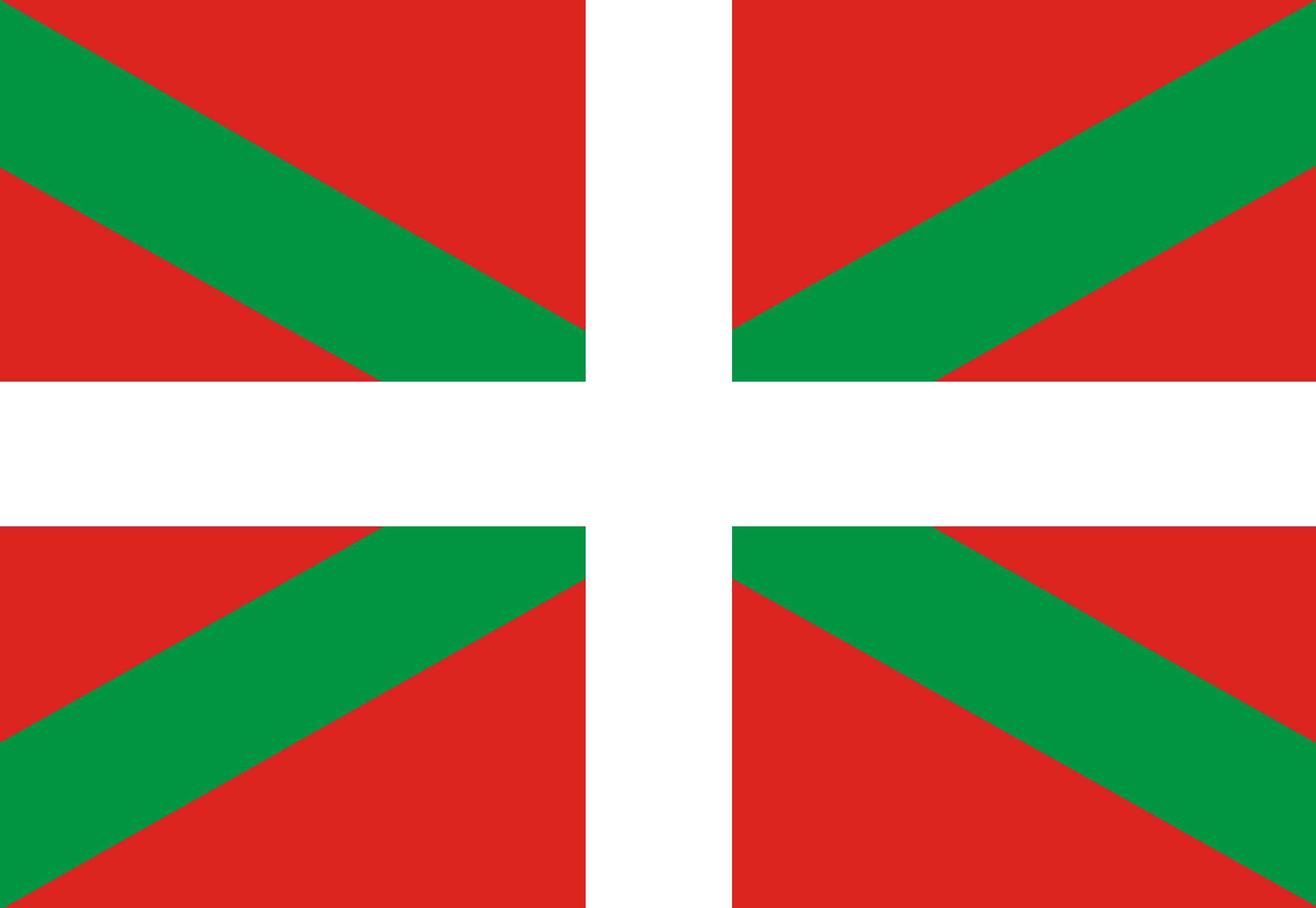 Drapeau Basque - 15x10cm - Sticker/autocollant