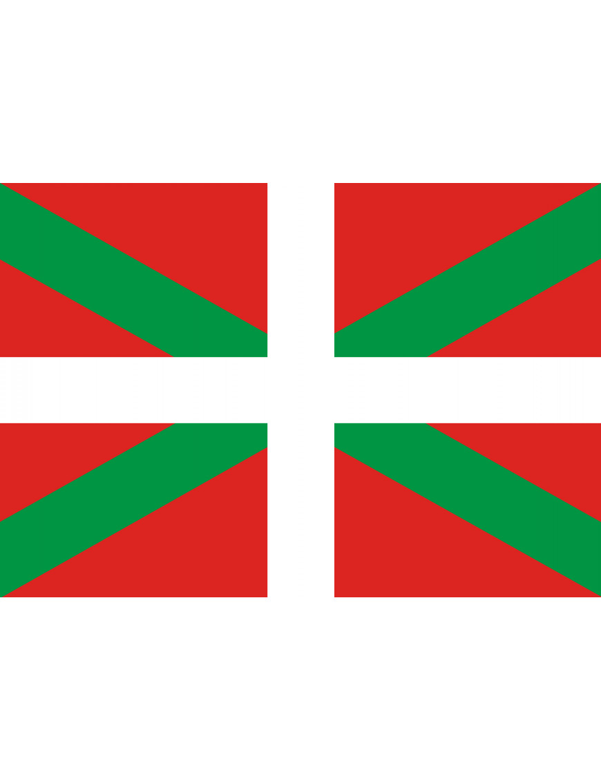 Drapeau Basque - 5x3.3cm - Sticker/autocollant