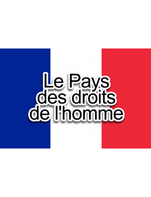 Droits de l'homme - 15x10cm - Sticker/autocollant