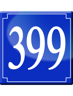 numéroderue399 - classique 10x10cm - Sticker/autocollant