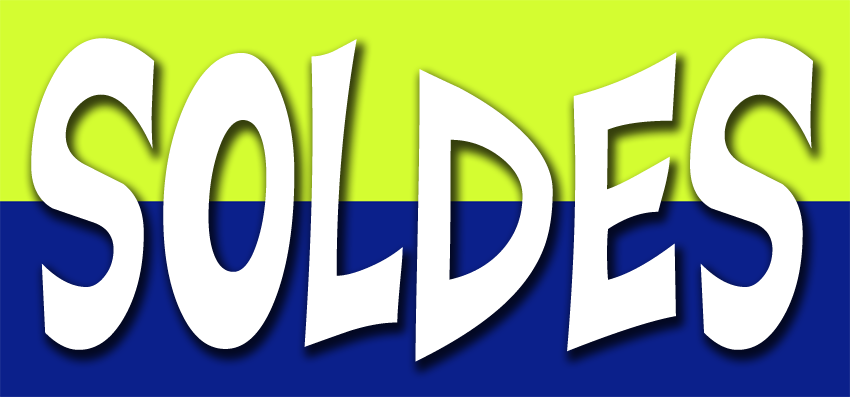 SOLDES V12 - 30x14cm - Sticker/autocollant