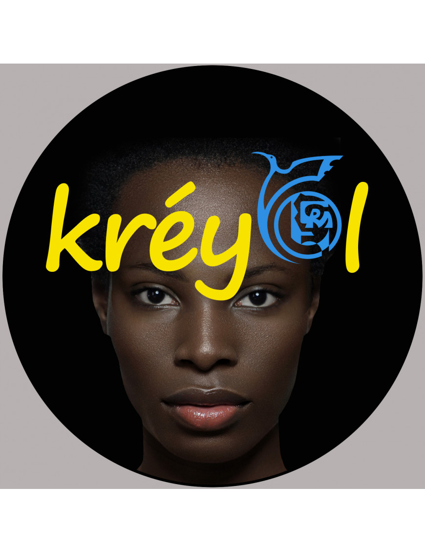 Créole-Kréyol Martinique - 10cm - Sticker/autocollant