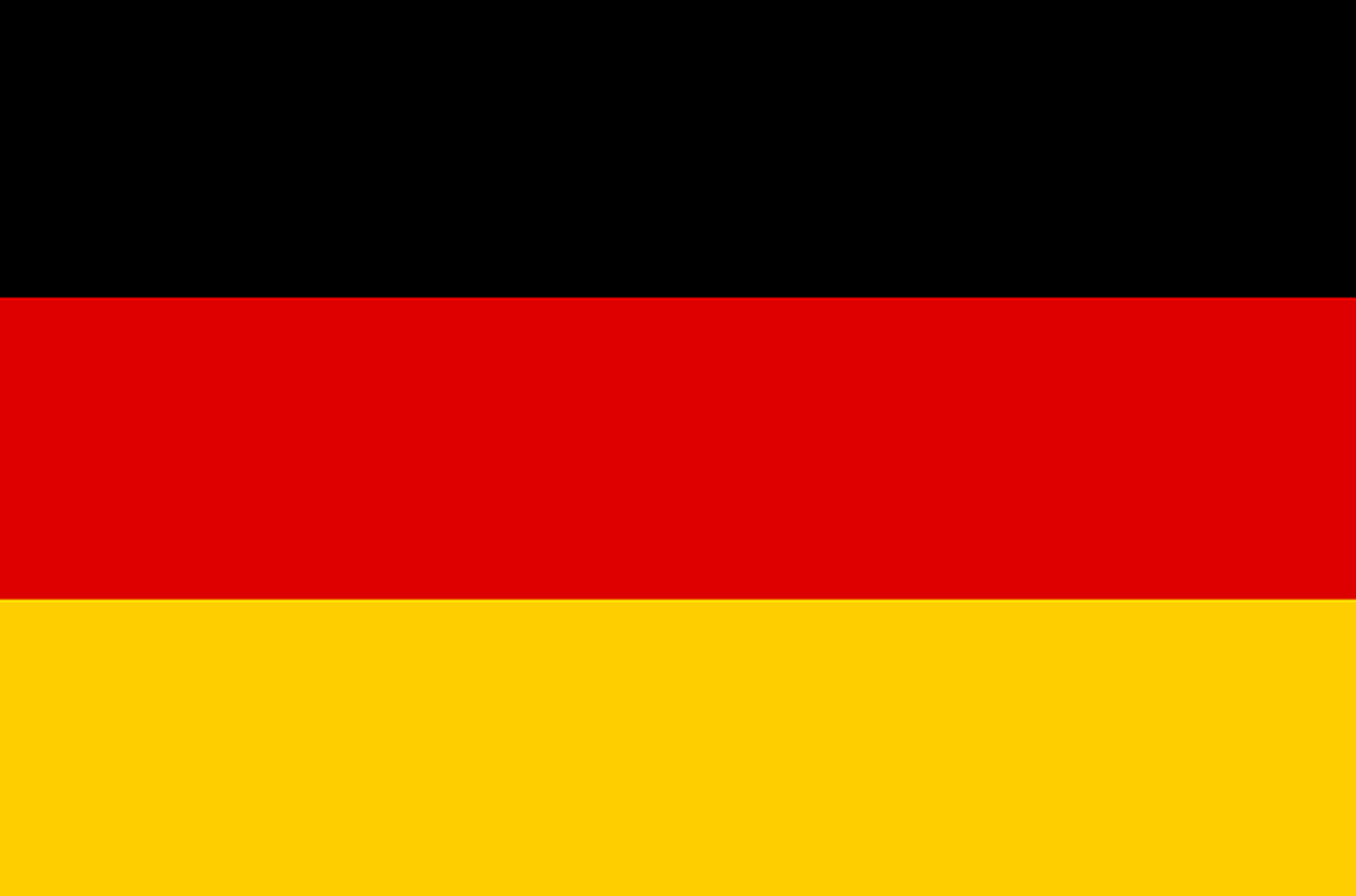 drapeau Allemagne - 15x9.9cm - Sticker/autocollant