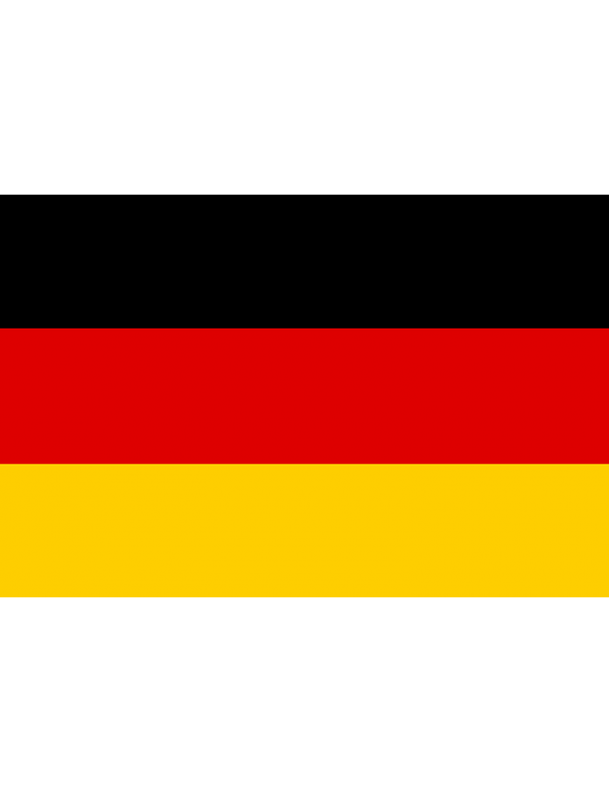 drapeau Allemagne - 20x13.2cm - Sticker/autocollant