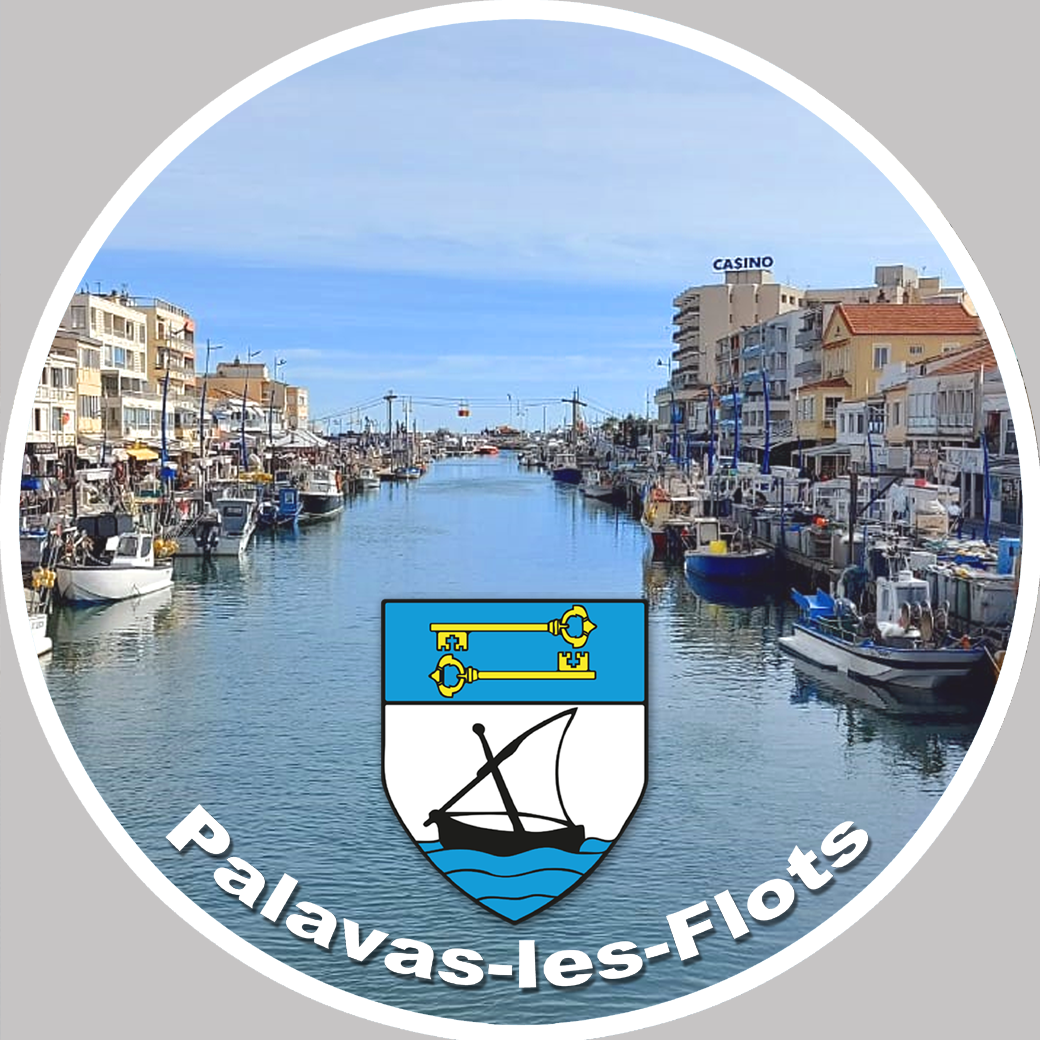 Palavas-les-Flots - 15cm - Sticker/autocollant