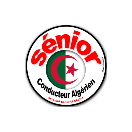 conducteur Sénior Algérien - 15cm - Sticker/autocollant