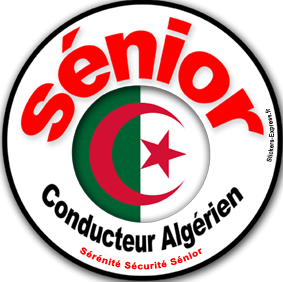 conducteur Sénior Algérien - 15cm - Sticker/autocollant