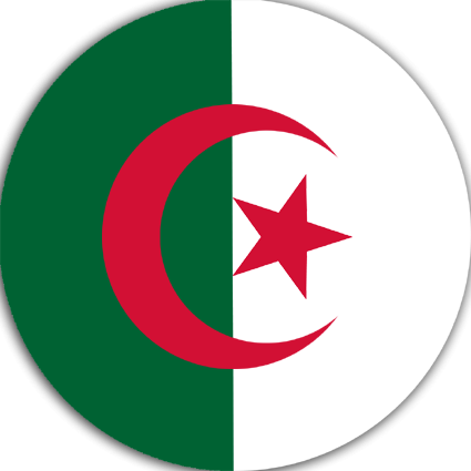 Algérie - 10cm - Sticker/autocollant