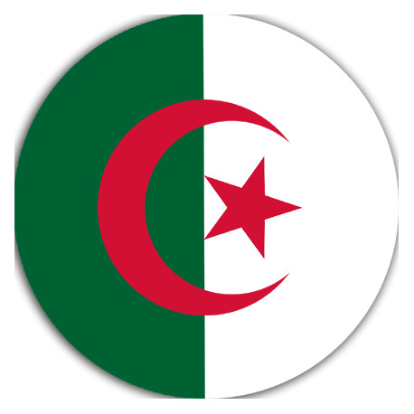 Algérie - 15cm - Sticker/autocollant