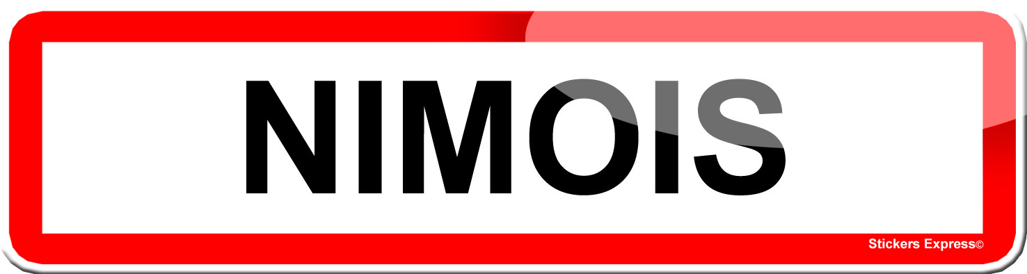 Nimois (15x4cm) - Sticker/autocollant