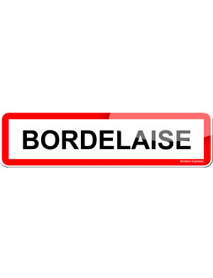 Bordelaise (15x4cm) - Sticker/autocollant