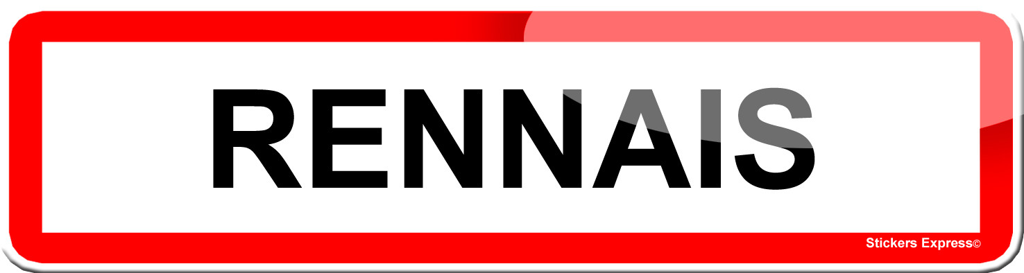 Rennais (15x4cm) - Sticker/autocollant