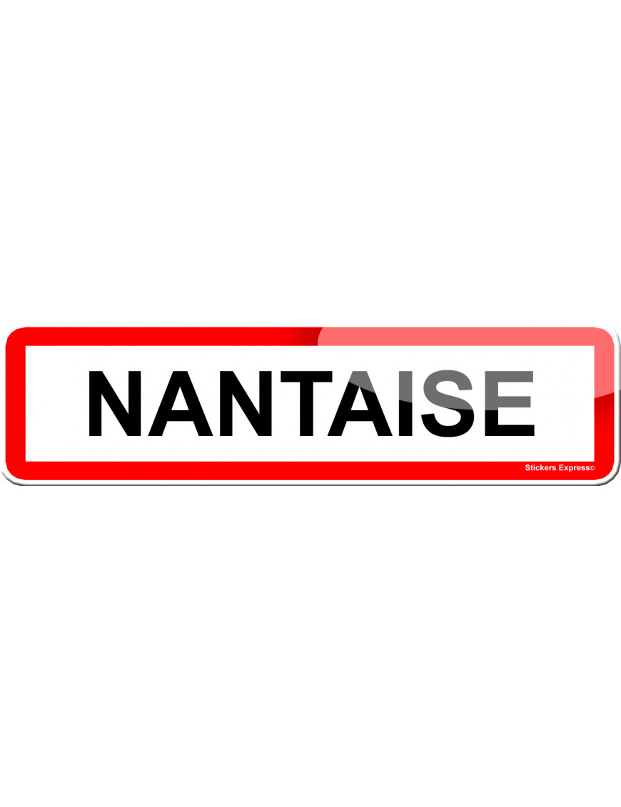 Nantaise (15x4cm) - Sticker/autocollant