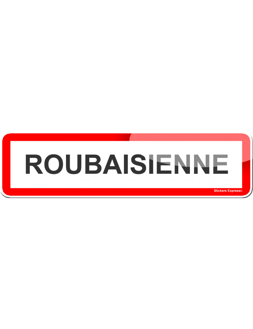 Roubaisienne (15x4cm) - Sticker/autocollant