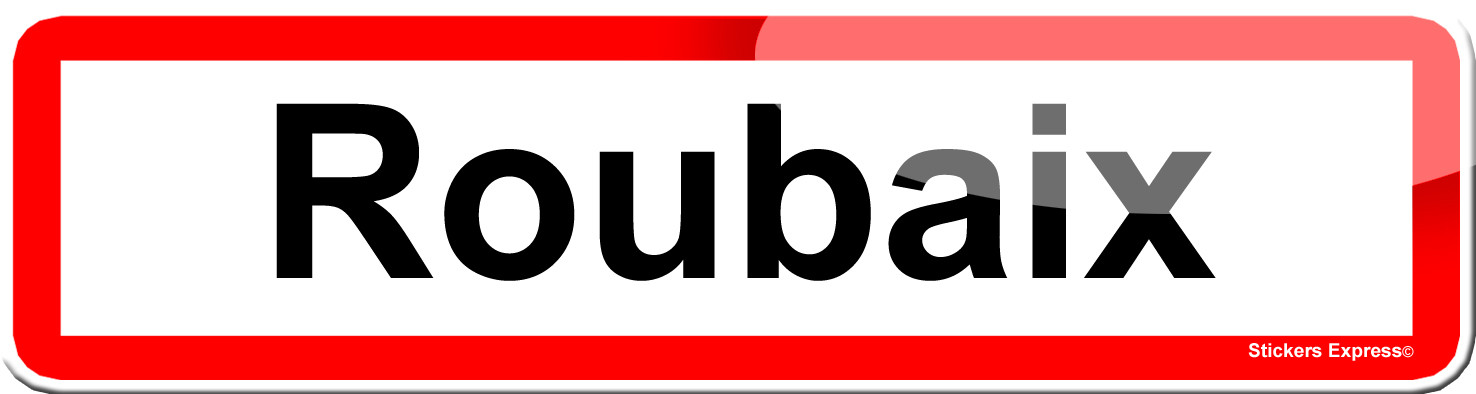 Roubaix (15x4cm) - Sticker/autocollant