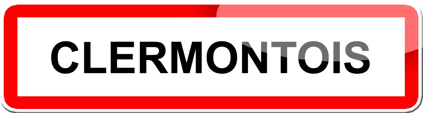 Clermontois (15x4cm) - Sticker/autocollant