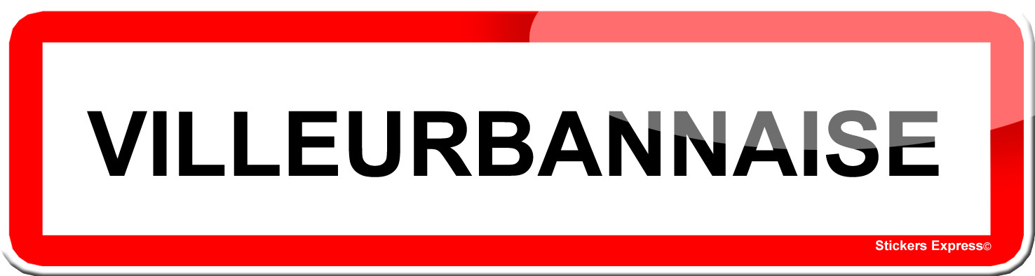 Villeurbannaise (15x4cm) - Sticker/autocollant