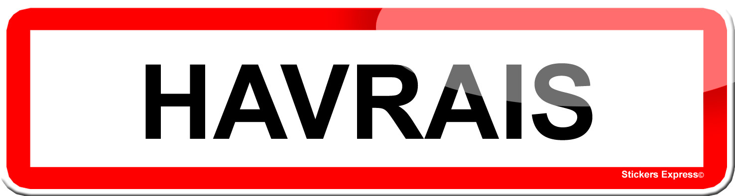 Havrais (15x4cm) - Sticker/autocollant