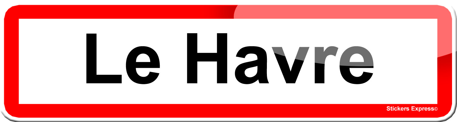 Le Havre (15x4cm) - Sticker/autocollant