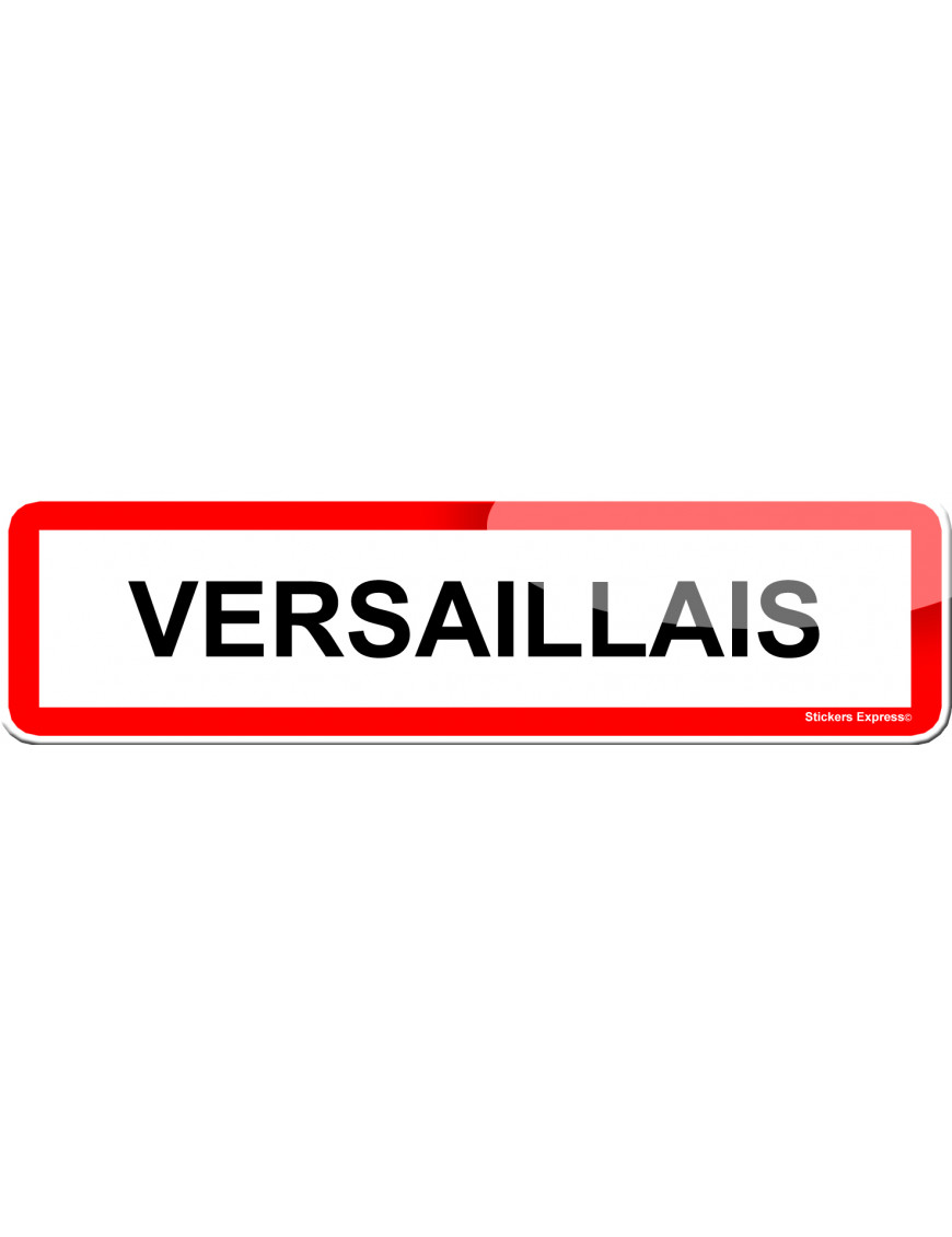 Versaillais (15x4cm) - Sticker/autocollant