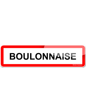 Boulonnaise (15x4cm) - Sticker/autocollant